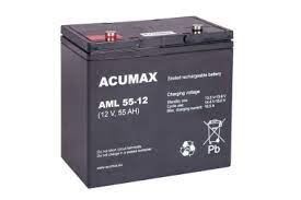 Технічний акумулятор серії agm aml 55ah 12v acumax