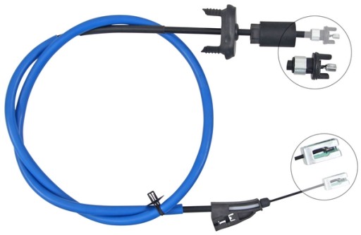 474666 - ТРОС РУЧНОГО ГАЛЬМА PEUGEOT 5008 09-