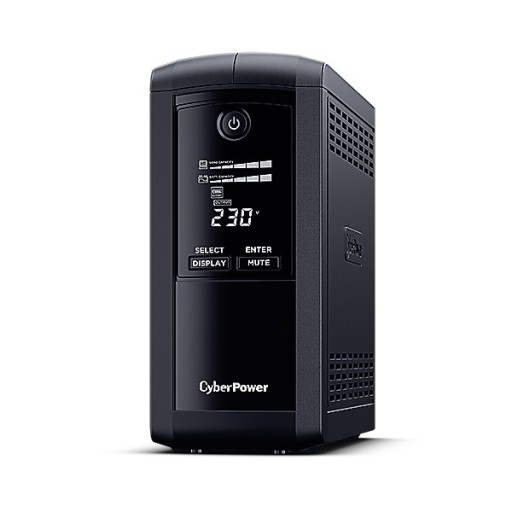 Ибп cyberpower vp1000elcd 1ква 550вт жк 4 розетки