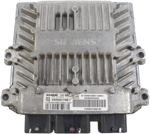 PEUGEOT 1007 CITROEN C3 and control unit of the engine 1.4 HDI 9647568180 9655939280