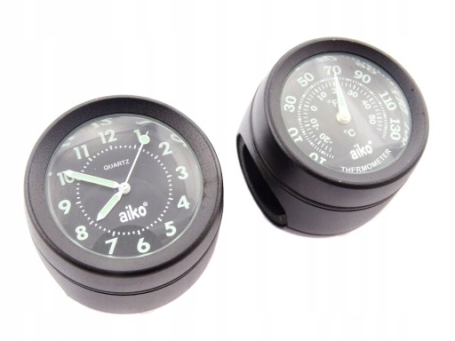ZG-001+TR-001 - ЧАСЫ + ТЕРМОМЕТР ДЛЯ МОТОЦИКЛА