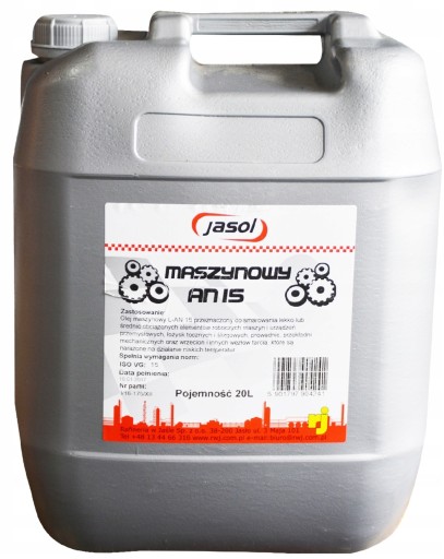 Jasol an 15 пакет машинного масла 20 років