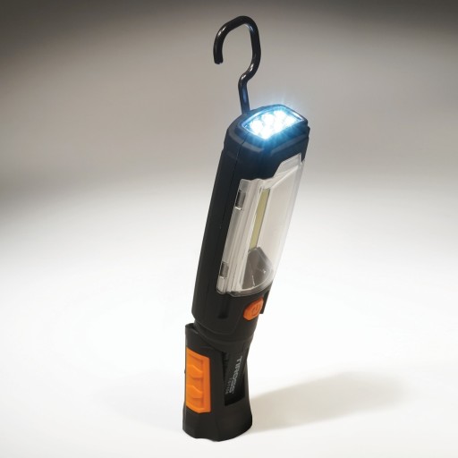 СВЕТОДИОДНЫЙ ФОНАРИК ДЛЯ МАСТЕРСКОЙ С ЗАРЯДНЫМ УСТРОЙСТВОМ TIROSS