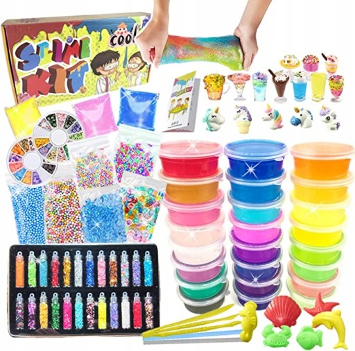 ВЕЛИКИЙ НАБІР СЛАЙМ ДЛЯ ВИГОТОВЛЕННЯ СЛАЙМ XXL