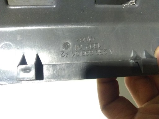 MERCEDES SL R230 spoiler cover boot