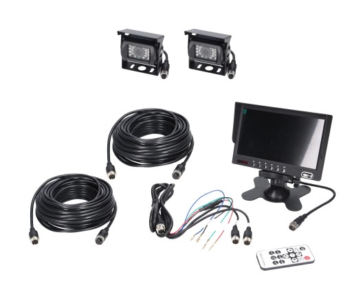 22242268-1 - HD 7-дюймовий комплект для моніторингу автомобіля з 2 камерами