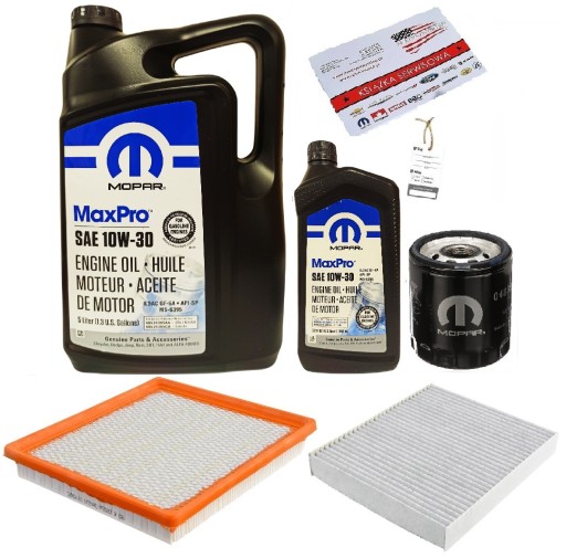 MOPAR 10W30 + ФІЛЬТРИ TOWN COUNTRY 4.0 2009 р.в.