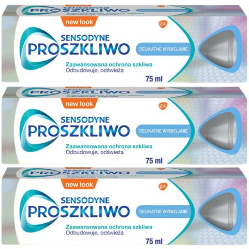 Паста для відбілювання емалі Sensodyne Pro 75 мл x3