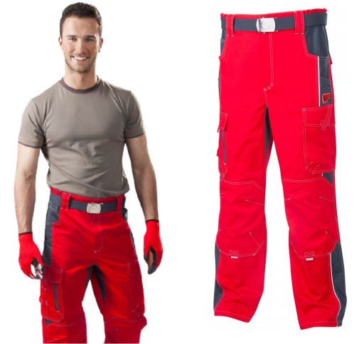 Ardon Vision Червоні Робочі Штани Montera 50