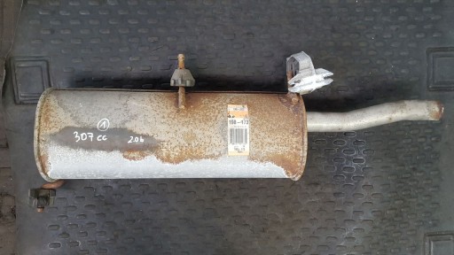 Tlumik koncowy mitte Peugeot 307 CC 2,0