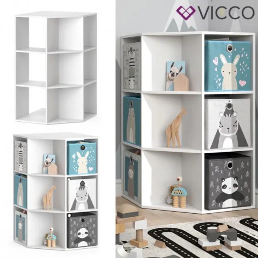 Шафа Vicco Luigi 64 х 107,8 х 64 см білий