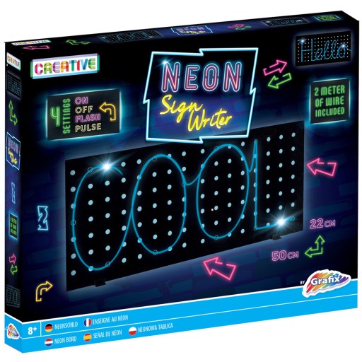 Неонова дошка Grafix 22х50 см