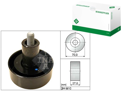 INA532 0657 - INA РОЛИК РЕМЕНЯ-КЛИНОВИЙ РЕМІНЬ 58443 VKM64072