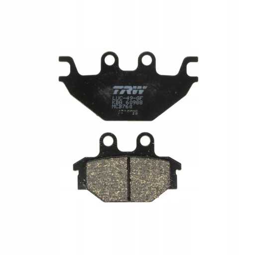 ICNT/MCB760/ZAPS - ТОРМОЗНЫЕ КОЛОДКИ ПЕРЕДНИЕ / ЗАДНИЕ ADLY 320 500 ATV