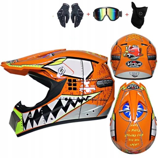 МОТОЦИКЛЕТНЫЙ ШЛЕМ ВНЕДОРОЖНЫЙ ЭНДУРО МОТОКРОСС