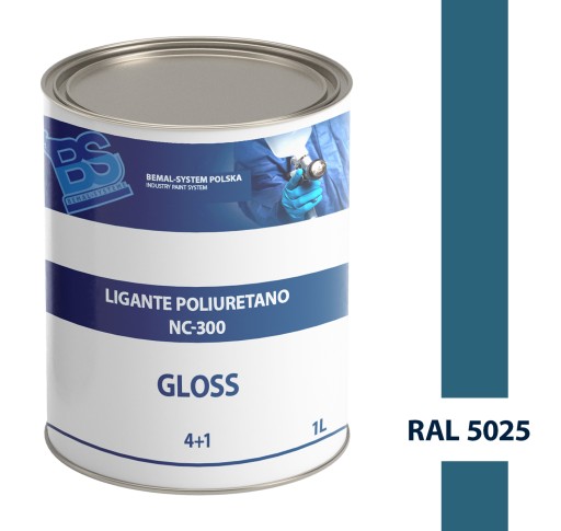 BEMAL СУДНОВА ФАРБА-ПОЛІУРЕТАНОВИЙ ЛАК-1L-RAL 5025