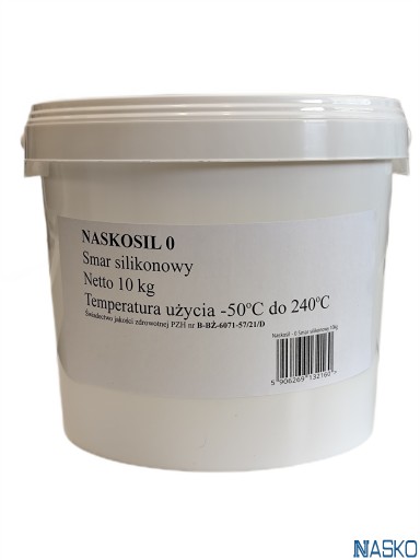 Змазка Naskosil 0 10кг - силіконова змазка