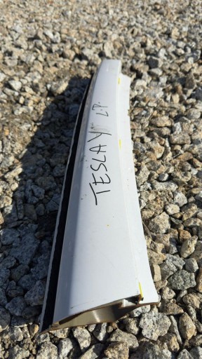TESLA MODEL 3 pillar windows czolowej front left PPSW