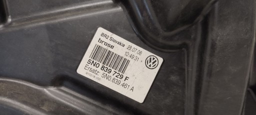 window regulator left rear part mechanism VW Tiguan and