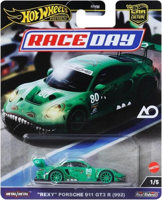 ホットウィール　RACE DAY　レースデイ　RX3 HOT WHEELS PREMIUM RACE DAY HRV72 • Cena, Opinie - Allegro