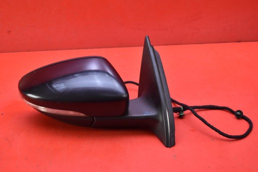 mirror right black, EU 3C0857934A VW PASSAT B7 10-15 7 PIN