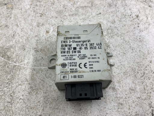 BMW E39 control unit module EWS 8387449