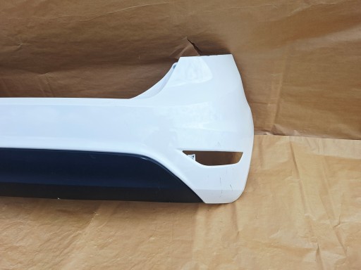 FORD FIESTA MK7 LIFT 2012-2017 Stoßstange heck FROZEN WHITE