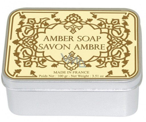 Le Blanc Ambre - Ambra prírodné mydlo tuhé v krabičke 100 g