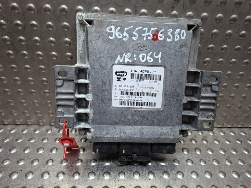 control unit of the engine IAW48P2.72 9645989480 9655756380 Citroen Peugeot 1.1 8V