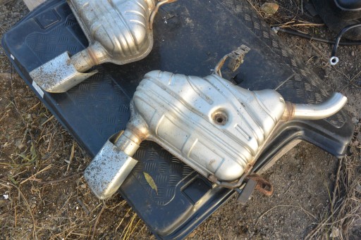 exhaust silencer MERCEDES-BENZ GL-KLASA X164 W164 left