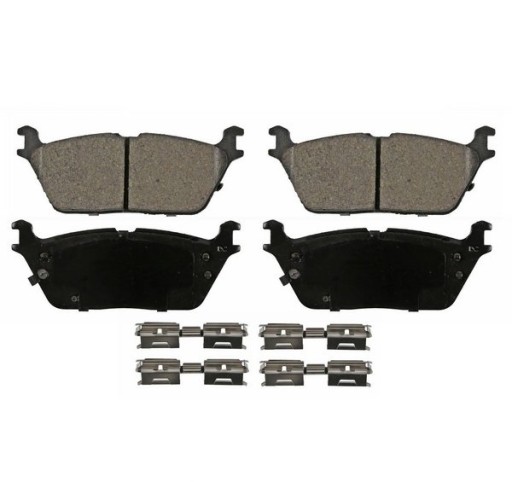 D2169 - DODGE RAM 1500 2019-22 КОЛОДКИ ЗАДНИЕ ПЛАСТИНЫ BBTECH