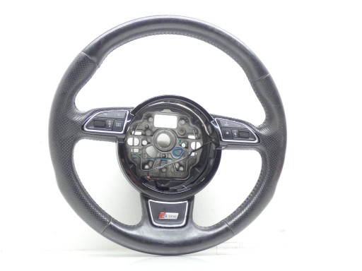 lenkrad Leder SKORZANA MULTI MULTIFUNKCJA AUDI A1 8X S-LINE 8X0419091L