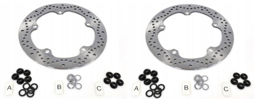 NG1044 - 2 x передні диски щит BMW R 1250 GS