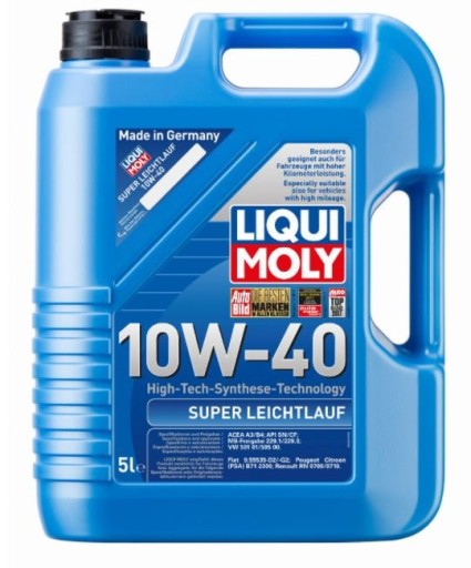 LIQUI MOLY - МАСЛО 10W-40 SUPER LEICHTLAUF 5л