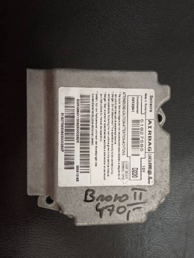 51827585 МОДУЛЬ ДАТЧИКА ПОДУШКИ БЕЗОПАСНОСТИ BRAVO II