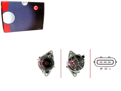 CASCAL40287AS(iMOTO) - Генератор casco 270600j010 270600j030 2706023040 + водительский комплект v37 для бардачка - направляющая для столкновений, карта управления