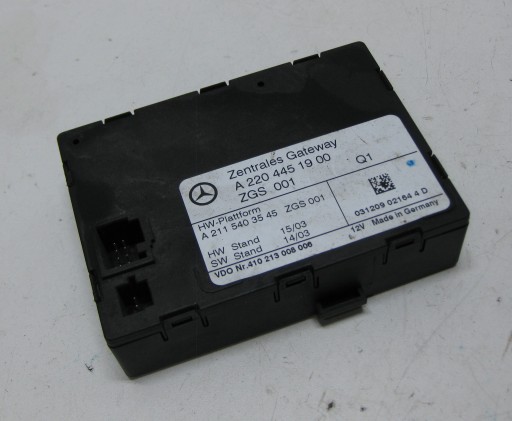 MERCEDES W220 control unit GATEWAY A2204451900