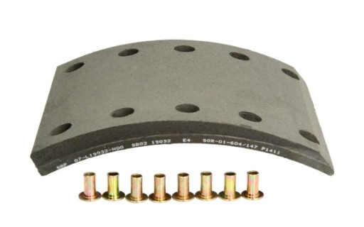 53325 - ОБЛИЦОВКА ТОРМОЗНЫХ КОЛОДОК BPW SAF MAGNUM ЗАДНЯЯ