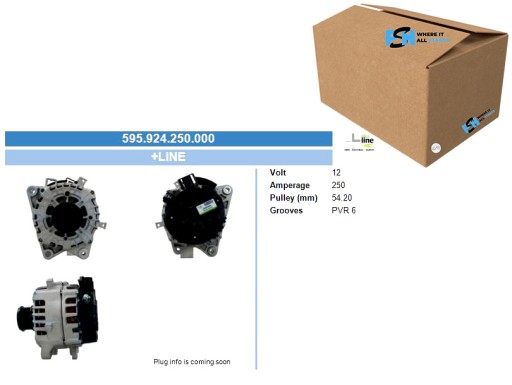 595.924.250.000 - Bv psh генератор ford 250a генератор