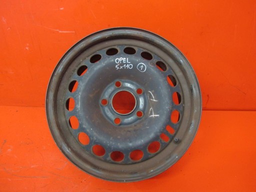 OPEL ZAFIRA B ASTRA H MERIVA B VECTRA C disk STALOWA 15 5x110 6.5J ET35