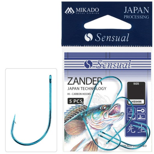 Гачки грунтові колючі Mikado Sensual Sudak 5 шт.