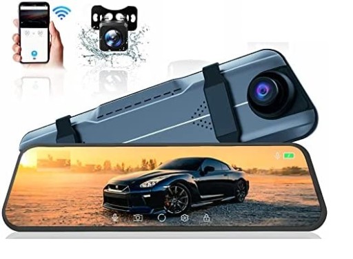 Автомобільний відеореєстратор 10 дюймів WiFi камера