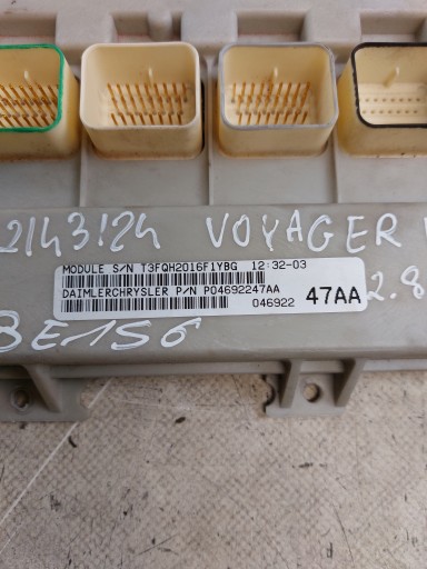 comfort control unit CHRYSLER VOYAGER IV