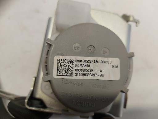 RENAULT Scenic E-Tech V 5 tension belt safety rear part left 888400527R