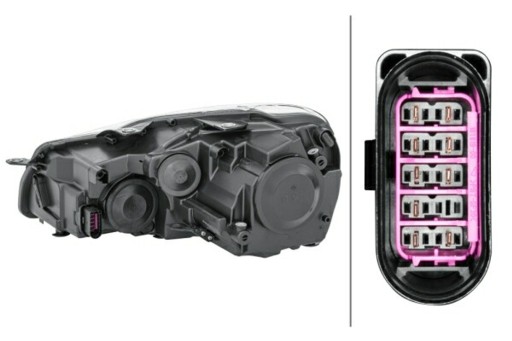 1EG 009 - ФАРА VW GOLF VI 10/08-05/16 PR 1EG009901-221 HELLA