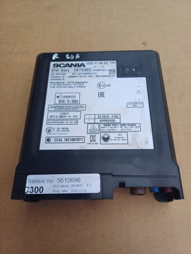 2875385 - Модуль gps-контроллера c300 v1 scania r s ntg euro 6 2020