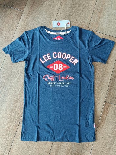 Tričko Lee Cooper veľkosť 146-152, 12A tmavomodré