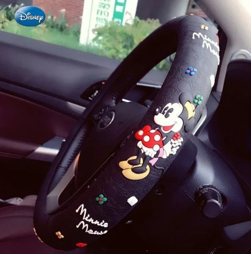 1 - Модный чехол на руль с рисунком Микки и Минни, четыре сезона