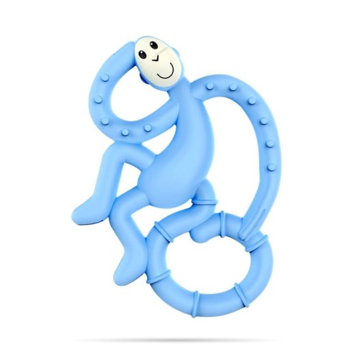 MASÁŽNE HRYZÁTKO MINI LIGHT BLUE MATCHSTICK MONKEY