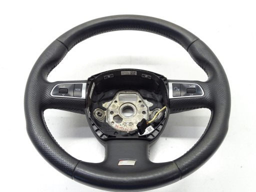 steering wheel, MULTIFUNKCYJNA leather AUDI A4 S4 B8 A5 8T S-LINE 8K0419091BC